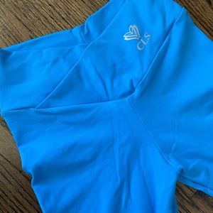 CLS Sportswear Blue Butt Scrunch Leggings size S